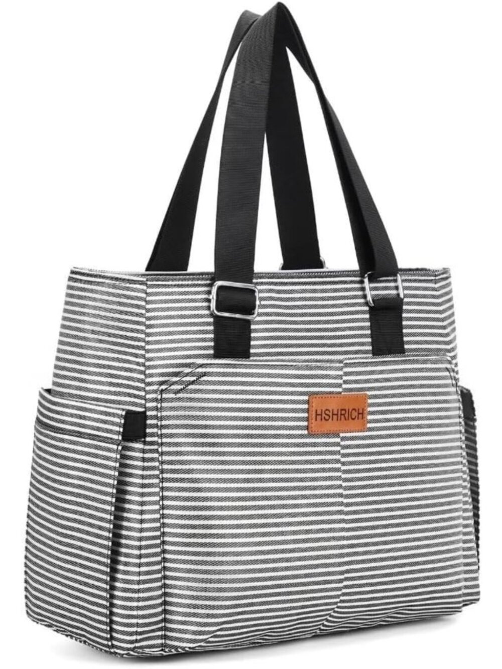 Insulated Large Women's Lunch Bag - Leakproof Cooler Tote with Storage Pocket
